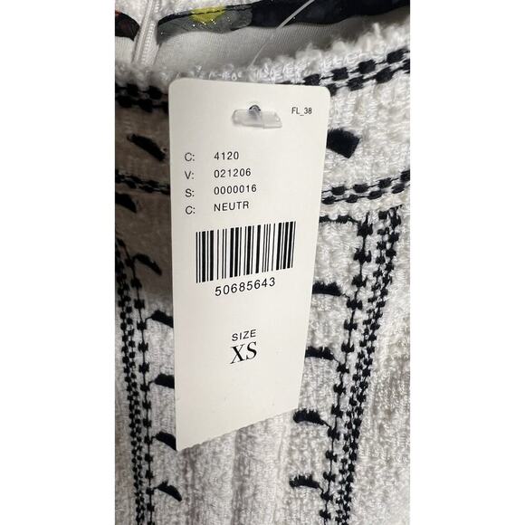 Anthropologie X Dolan Left Coast Tulley Textured Cream Mini Skirt Size XS NEW - Picture 8 of 11